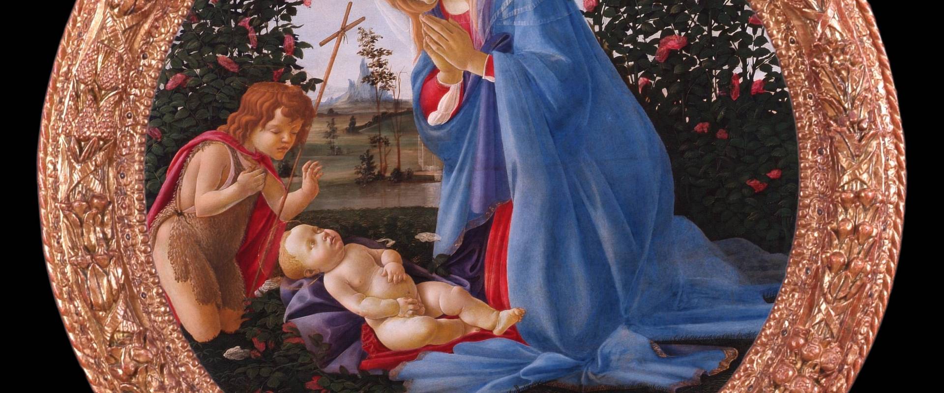 Madonna adorante il Bambino con San Giovannino foto di Alessandro Bersani
